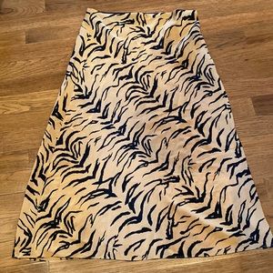 Madewell zebra print skirt. Size 4